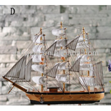 barco de madera modelo decorativo barco de madera